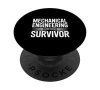 Sobreviviente de ingeniería mecánica Divertido para Ingenieros PopSockets PopGrip Adhesivo
