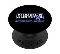 Sobreviviente de la Conciencia del SII: Conciencia sobre el síndrome del intestino Irritable PopSockets PopGrip Adhesivo