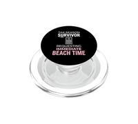 Sobreviviente de la Temporada de impuestos Que solicita un CPA inmediato para el Tiempo de Playa PopSockets PopGrip para MagSafe