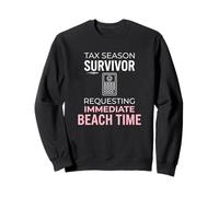 Sobreviviente de la Temporada de impuestos Que solicita un CPA inmediato para el Tiempo de Playa Sudadera