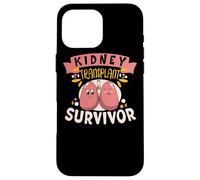 Sobreviviente de trasplante de riñón Enfermedad renal Cálculo renal Carcasa para iPhone 16 Pro MAX