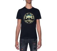 Sobreviviente del Conflicto Entre Israel E Irán Camiseta Negro para Hombre De Manga Corta con Cuello Redondo