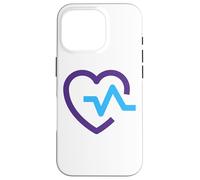 Sobreviviente del Suicidio No estás Solo Prevención Heart Beat Luv Carcasa para iPhone 16 Pro