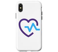 Sobreviviente del Suicidio No estás Solo Prevención Heart Beat Luv Carcasa para iPhone X/XS