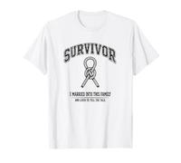 Sobreviviente me casé con Este Hijo Divertido de la Familia Camiseta