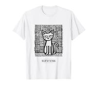 Sobreviviente Meme Humor seco Energía introvertida Camiseta