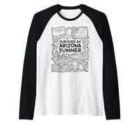 Sobrevivió a un Campeón de Arizona Summer - Desert Heat Camiseta Manga Raglan