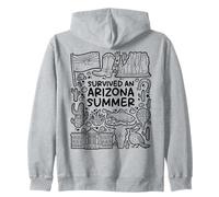 Sobrevivió a un Campeón de Arizona Summer - Desert Heat Sudadera con Capucha