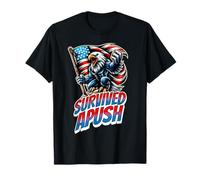 Sobrevivió APUSH 2026 Broma del examen AP para estudiantes Prueba divertida Camiseta