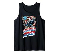 Sobrevivió APUSH 2026 Broma del examen AP para estudiantes Prueba divertida Camiseta sin Mangas