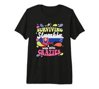 Sobrevivir a Eslovaquia con Estos Locos Eslovaquia Camiseta Premium