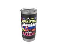 Sobrevivir a Eslovaquia con estos locos Eslovaquia Vaso térmico de acero inoxidable de doble pared