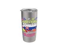 Sobrevivir a Eslovaquia con estos locos Eslovaquia Vaso térmico de acero inoxidable de doble pared