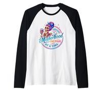 Sobrevivir a la Maternidad un vertido a la Vez Camiseta Manga Raglan