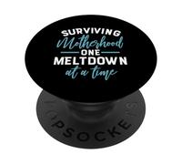 Sobrevivir a la Maternidad, una Crisis a la Vez para Las mamás PopSockets PopGrip Adhesivo