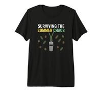 Sobrevivir al Caos de Verano Consejero del Campamento Camiseta Premium