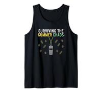 Sobrevivir al Caos de Verano Consejero del Campamento Camiseta sin Mangas