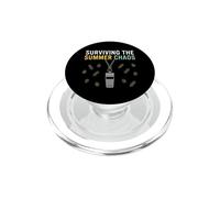 Sobrevivir al Caos de Verano Consejero del Campamento PopSockets PopGrip para MagSafe