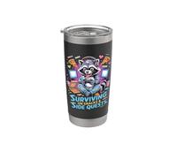 Sobrevivir en bocadillos y misiones secundarias Gamer Vaso térmico de acero inoxidable de doble pared