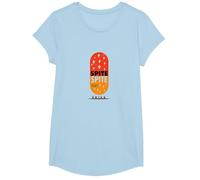 Sobrevivir puramente por el rencor: Arte Diario de píldoras de vitaminas Camiseta, Niñas, Azul Bebé, Pequeña