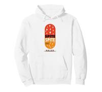 Sobrevivir puramente por el rencor: Arte Diario de píldoras de vitaminas Sudadera con Capucha, Unisex para Adultos, Blanco, S