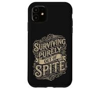 Sobrevivir puramente por la motivación obstinada del despecho Carcasa para iPhone 11