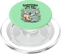 Sobrevivir una siesta a la vez - Lindo koala soñoliento PopSockets PopGrip para MagSafe