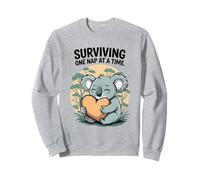 Sobrevivir una siesta a la vez - Lindo koala soñoliento Sudadera