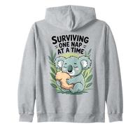 Sobrevivir una siesta a la vez - Lindo koala soñoliento Sudadera con Capucha