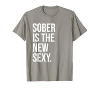 Sobriety Anniversary Sober is The New Sexy & Sober Recovery Camiseta