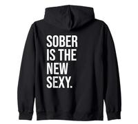 Sobriety Anniversary Sober is The New Sexy & Sober Recovery Sudadera con Capucha