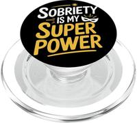 Sobriety Is My Superpower Alcohólico Sobrio PopSockets PopGrip para MagSafe
