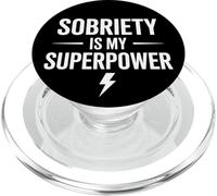 Sobriety Is My Superpower Alcohólico Sobrio PopSockets PopGrip para MagSafe