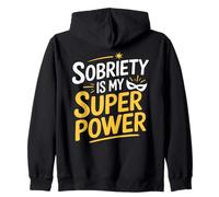 Sobriety Is My Superpower Alcohólico Sobrio Sudadera con Capucha
