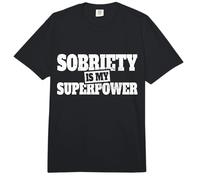 Sobriety Is My Superpower La sobriedad es mi Superpoder Comfort Colors Adult Heavyweight T-Shirt