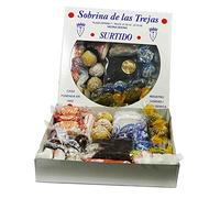 Sobrina de las Trejas Surtido 2 kg (Piezas entre Alfajor, Amarguillo, Torta Parda, Yema Canutillo y Nevada, Boliñón, Trufitas, Campanitas, Polvorones de Aceite Oliva, Nueces, Almendra)