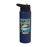 Sobrino Del Cumpleaños Cruise Boy Celebración De Vacaciones Stainless Steel Insulated Water Bottle