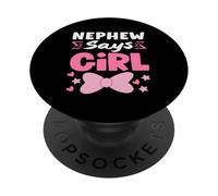 Sobrino Dice Que el Equipo de votación de revelación de género de la niña es Hija Rosa PopSockets PopGrip Adhesivo