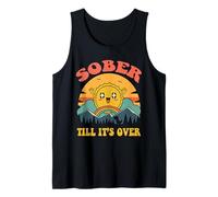 Sobrio hasta Que termine la recuperación del Aniversario de la sobriedad Retro Camiseta sin Mangas