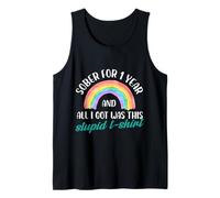Sobrio por un año y todo lo que obtuve fue este estúpido diseño Camiseta sin Mangas