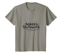 Sobrio & Recuperación Imparable Inspiración Adicción Gratis Camiseta, Niños, Pizarra, 2 años