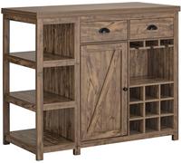 SoBuy Aparador de comedor con 2 cajones madera color natural