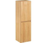 SoBuy Armario alto de baño mueble colgante con 2 puertas