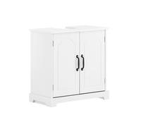 SoBuy Armario Lavabo Baño 60cm MDF Blanco, 60x30x60cm