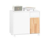 Sobuy ask04-wn mueble de oficina con ruedas 65 x 58 x 35 cm