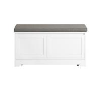 SoBuy Banco Casa para Gatos con 2 Puertas y 3 Boles, 90x36x44 cm