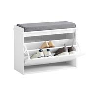Sobuy banco zapatero con 1 cajón organizador para zapatos fsr98-w