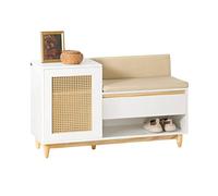 SoBuy Banco Zapatero con cajón 100x35x60cm para recibidor