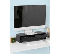 SoBuy Soporte Monitor con 2 Cajones 47x11x18cm Oficina