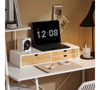 SoBuy Soporte Monitor 3 Cajones Soporta hasta 14kg 60x11x22cm